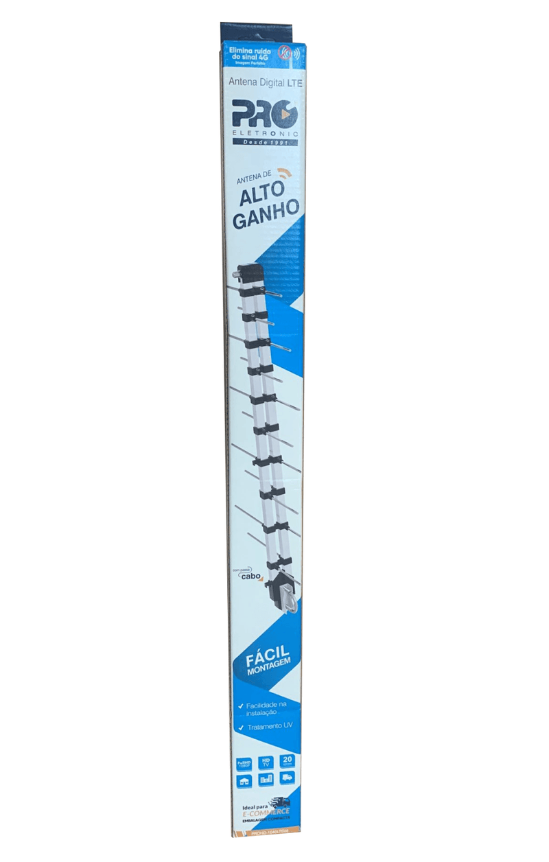 ANTENA DIGITAL PROHD - ALTO GANHO
