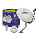 KIT PRONTO KU 60CM ANTENA+CABO+LNB VIVENSIS